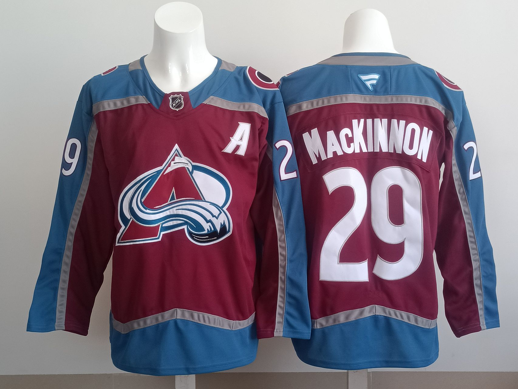 Men 2025 Colorado Avalanche #29 Mackinnon Red NHL Jersey style 01